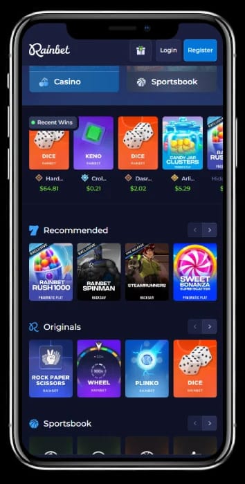 Site d'avis sur les jeux de hasard - Rainbet Canada