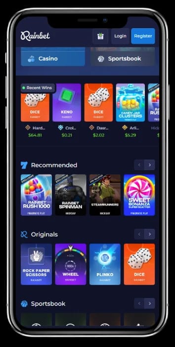 Gambling review site - Rainbet Canada